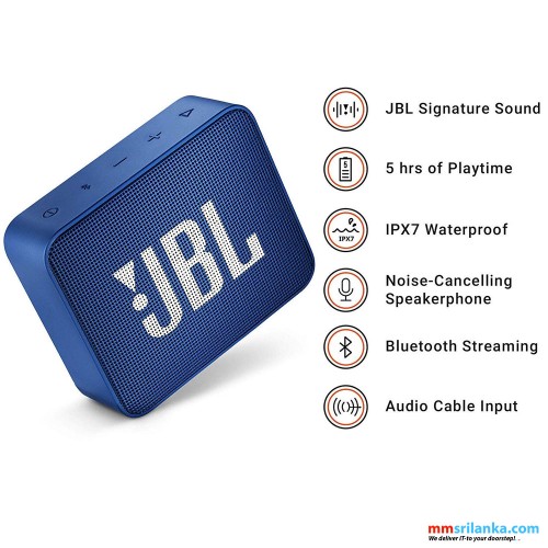 JBL Go 3 Portable Bluetooth Speaker (6M)